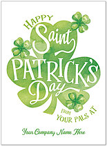 Select a verse or write your own. St. Patrick's Day Name Card D9075U-V